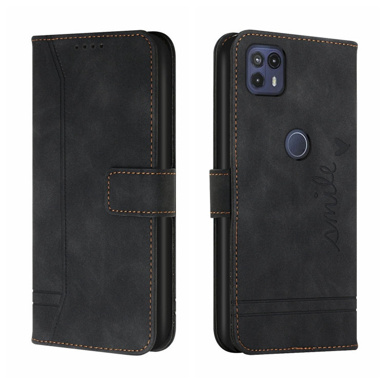 For Motorola Moto G50 5G Retro Skin Feel Horizontal Flip Soft TPU + PU Leather Case with Holder & Card Slots & Photo Frame