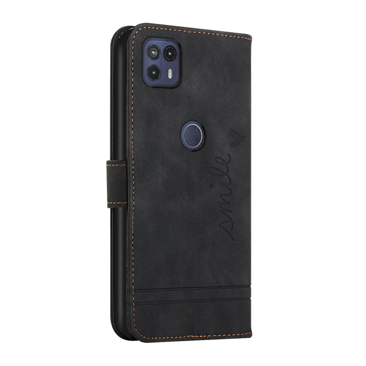 For Motorola Moto G50 5G Retro Skin Feel Horizontal Flip Soft TPU + PU Leather Case with Holder & Card Slots & Photo Frame