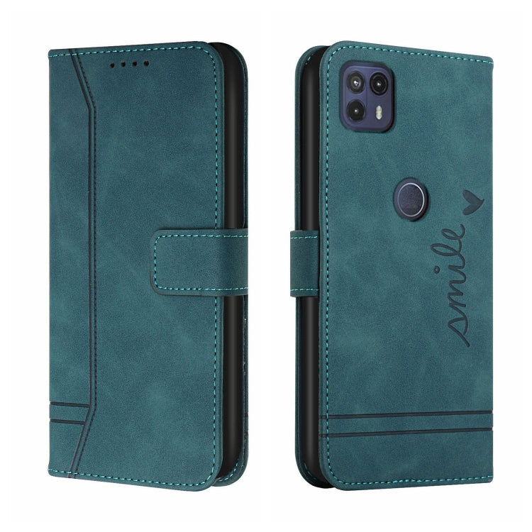 For Motorola Moto G50 5G Retro Skin Feel Horizontal Flip Soft TPU + PU Leather Case with Holder & Card Slots & Photo Frame