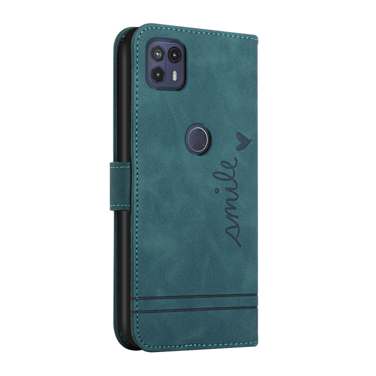 For Motorola Moto G50 5G Retro Skin Feel Horizontal Flip Soft TPU + PU Leather Case with Holder & Card Slots & Photo Frame