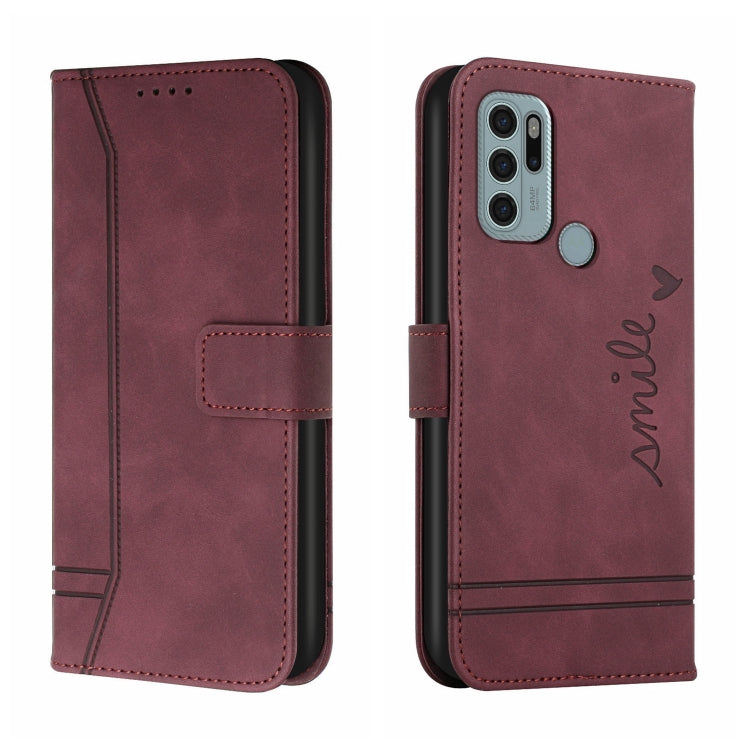 For Motorola Moto G60S Retro Skin Feel Horizontal Flip Soft TPU + PU Leather Case with Holder & Card Slots & Photo Frame