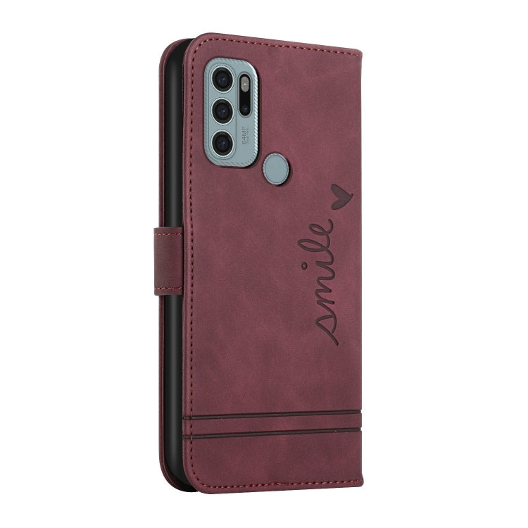 For Motorola Moto G60S Retro Skin Feel Horizontal Flip Soft TPU + PU Leather Case with Holder & Card Slots & Photo Frame