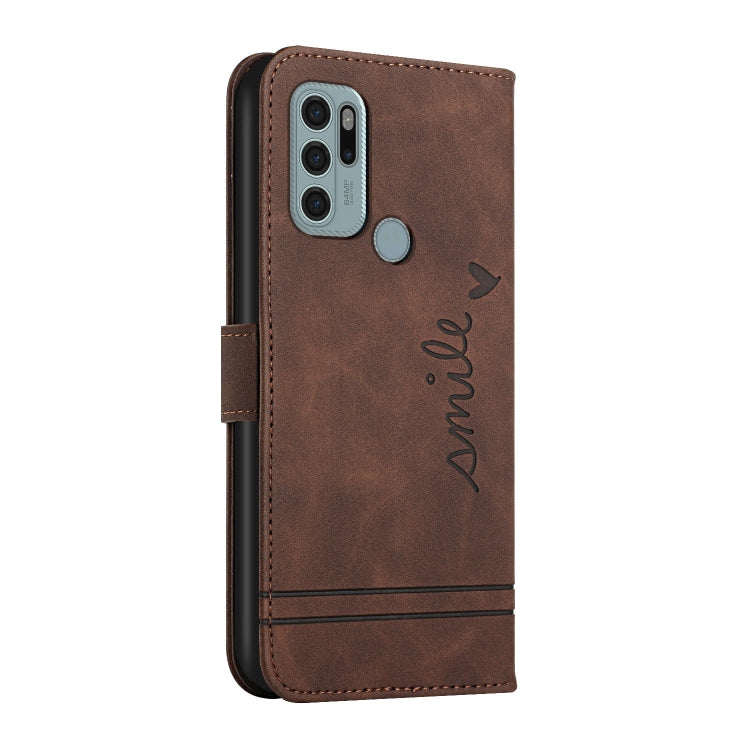 For Motorola Moto G60S Retro Skin Feel Horizontal Flip Soft TPU + PU Leather Case with Holder & Card Slots & Photo Frame