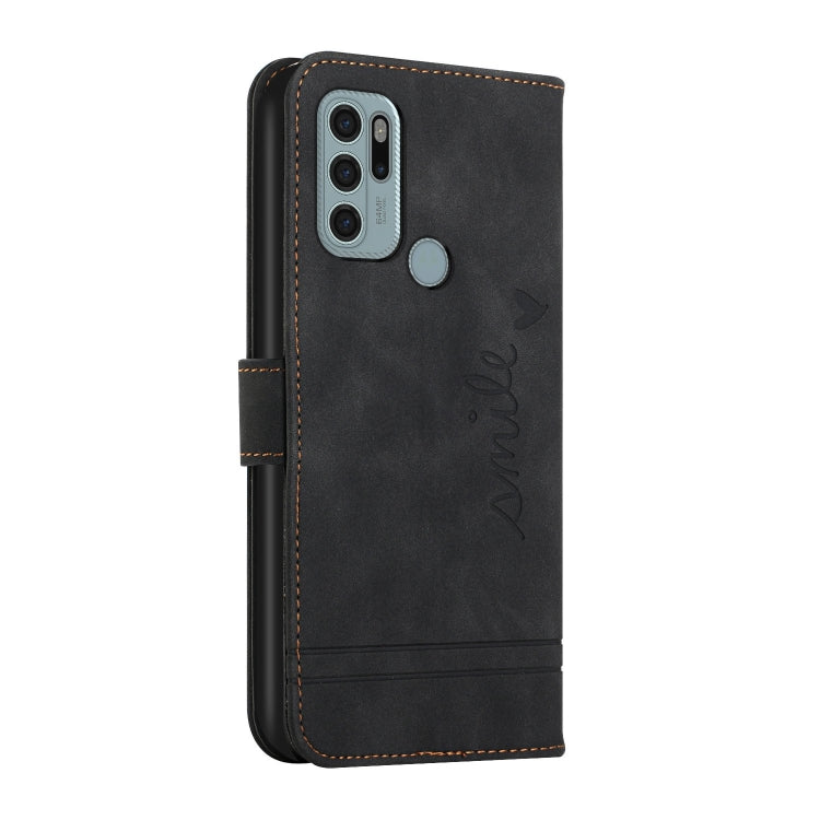 For Motorola Moto G60S Retro Skin Feel Horizontal Flip Soft TPU + PU Leather Case with Holder & Card Slots & Photo Frame