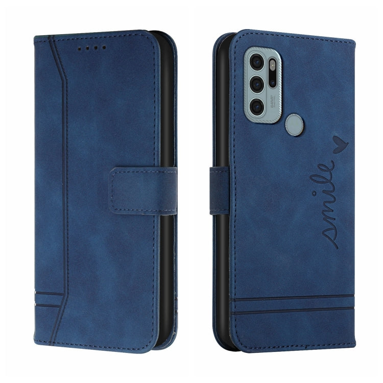 For Motorola Moto G60S Retro Skin Feel Horizontal Flip Soft TPU + PU Leather Case with Holder & Card Slots & Photo Frame