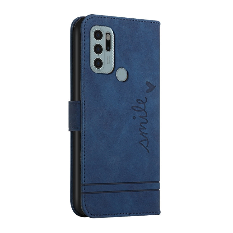 For Motorola Moto G60S Retro Skin Feel Horizontal Flip Soft TPU + PU Leather Case with Holder & Card Slots & Photo Frame