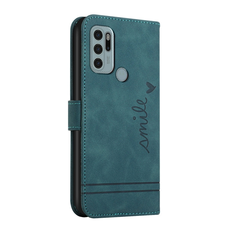 For Motorola Moto G60S Retro Skin Feel Horizontal Flip Soft TPU + PU Leather Case with Holder & Card Slots & Photo Frame