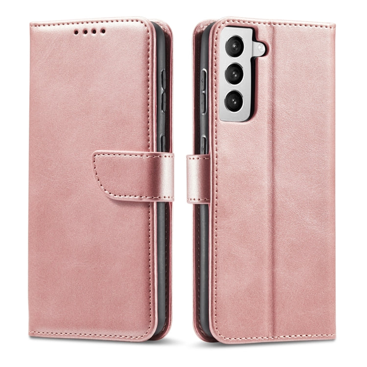 For Samsung Galaxy S21 5G Calf Texture Buckle Horizontal Flip Leather Case with Holder & Card Slots & Wallet