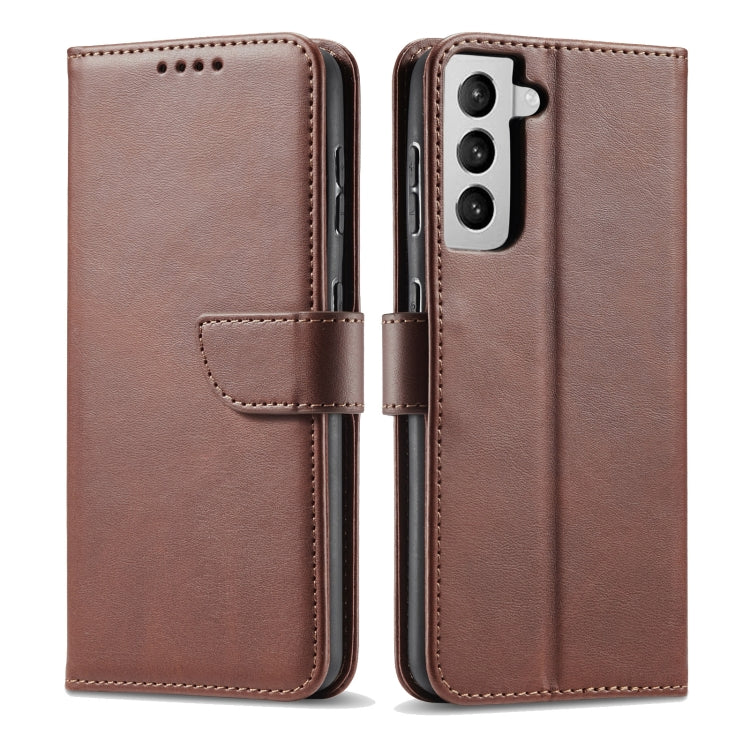 For Samsung Galaxy S21 5G Calf Texture Buckle Horizontal Flip Leather Case with Holder & Card Slots & Wallet