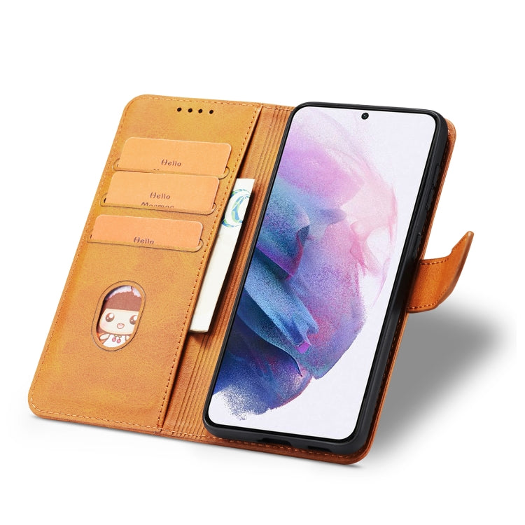 For Samsung Galaxy S21+ 5G Calf Texture Buckle Horizontal Flip Leather Case with Holder & Card Slots & Wallet