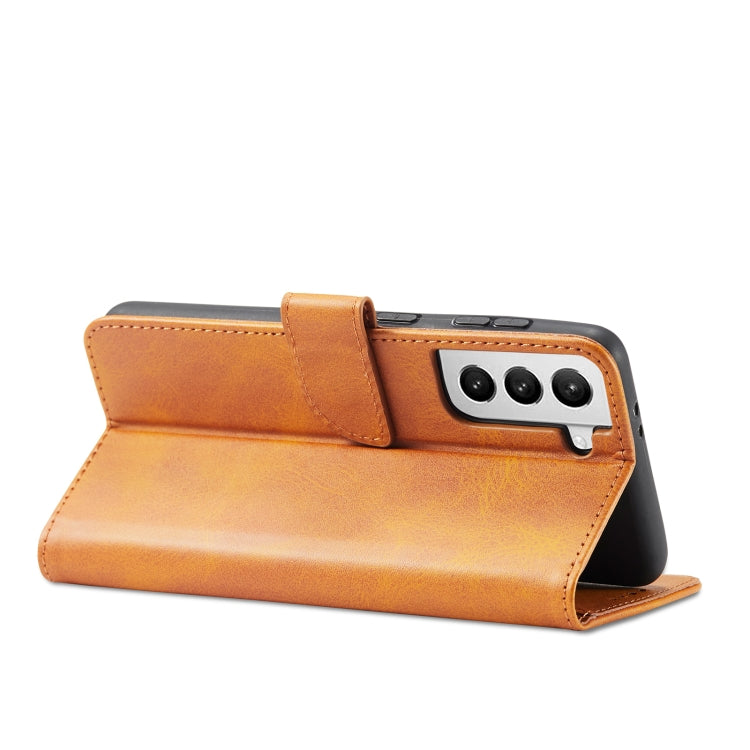 For Samsung Galaxy S21+ 5G Calf Texture Buckle Horizontal Flip Leather Case with Holder & Card Slots & Wallet
