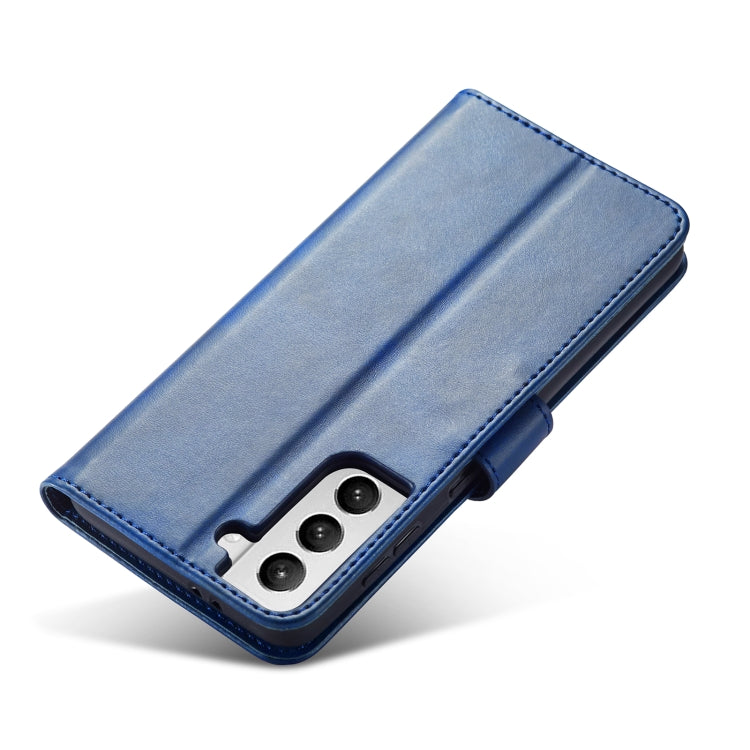 For Samsung Galaxy S21+ 5G Calf Texture Buckle Horizontal Flip Leather Case with Holder & Card Slots & Wallet