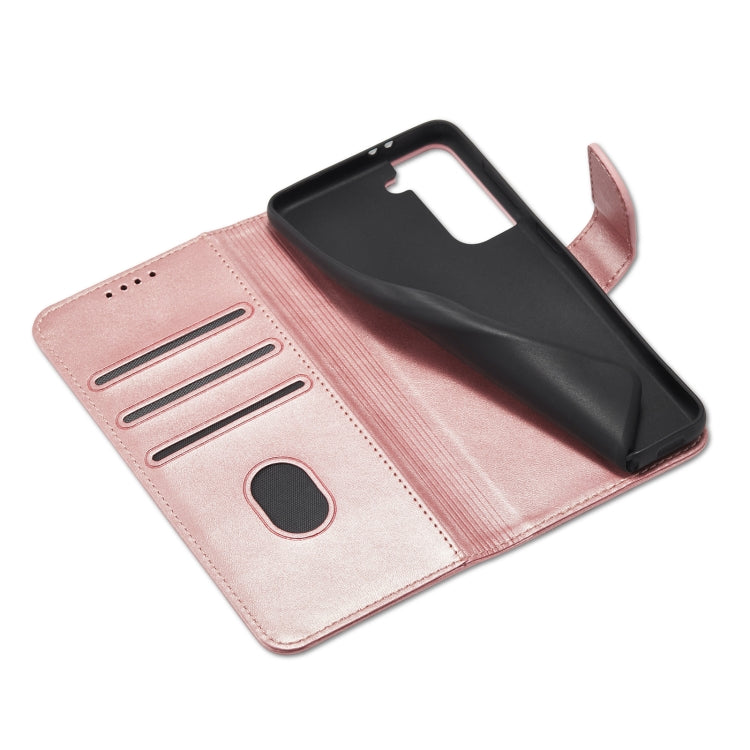 For Samsung Galaxy S21+ 5G Calf Texture Buckle Horizontal Flip Leather Case with Holder & Card Slots & Wallet