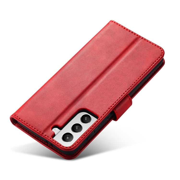 For Samsung Galaxy S21+ 5G Calf Texture Buckle Horizontal Flip Leather Case with Holder & Card Slots & Wallet