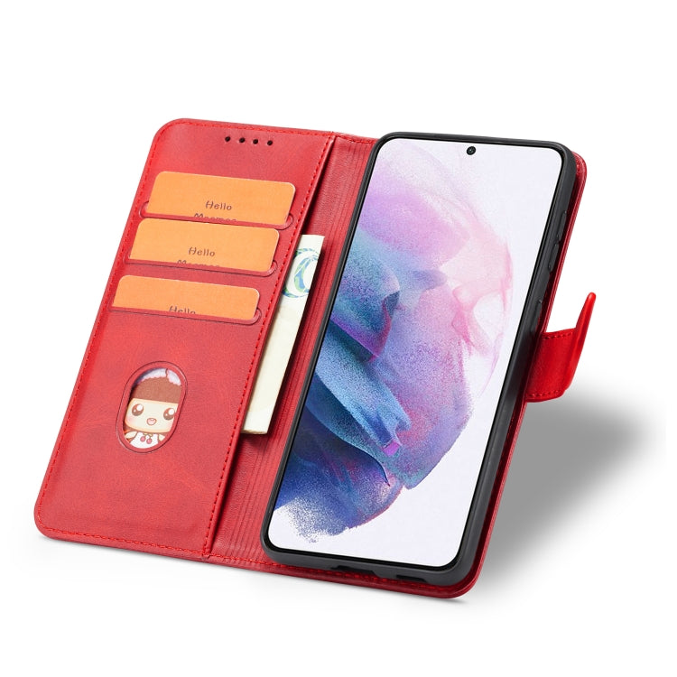 For Samsung Galaxy S21+ 5G Calf Texture Buckle Horizontal Flip Leather Case with Holder & Card Slots & Wallet