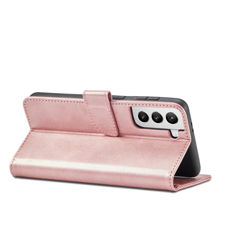 For Samsung Galaxy S21 FE 5G Calf Texture Buckle Horizontal Flip Leather Case with Holder & Card Slots & Wallet