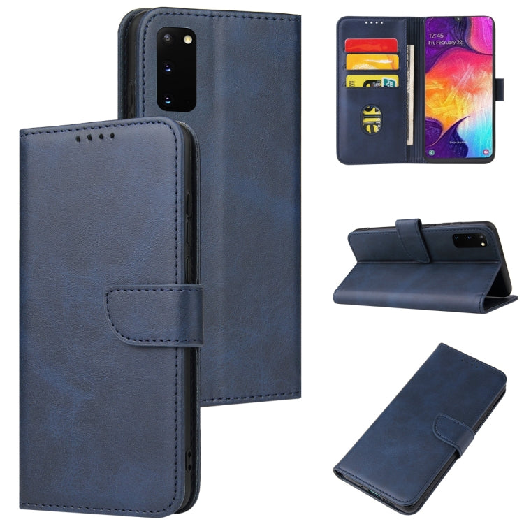 For Samsung Galaxy S20 Calf Texture Buckle Horizontal Flip Leather Case with Holder & Card Slots & Wallet