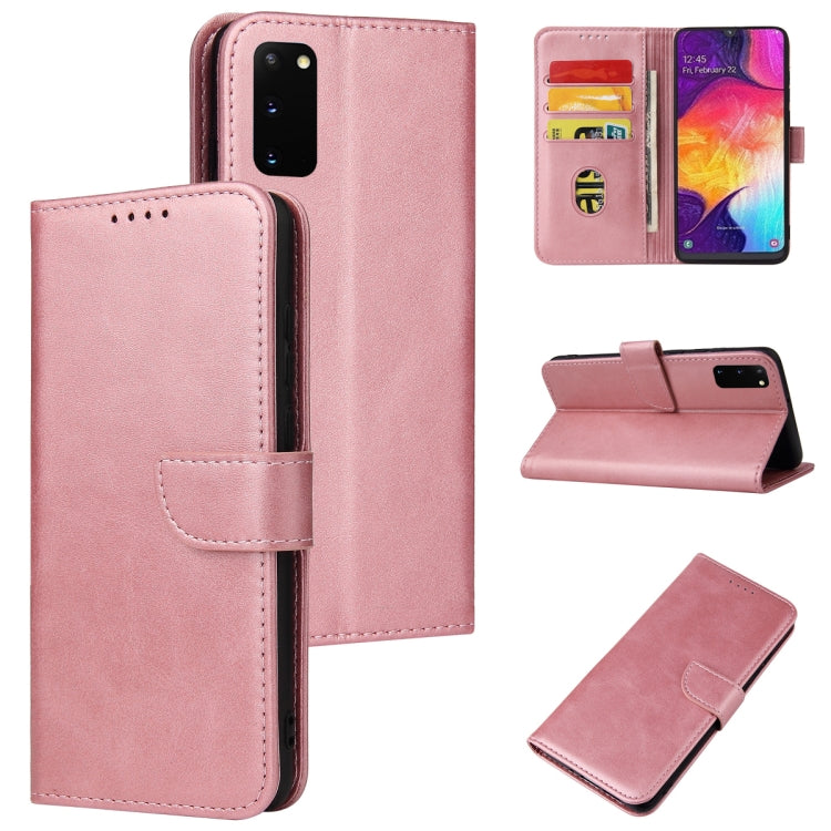 For Samsung Galaxy S20 Calf Texture Buckle Horizontal Flip Leather Case with Holder & Card Slots & Wallet