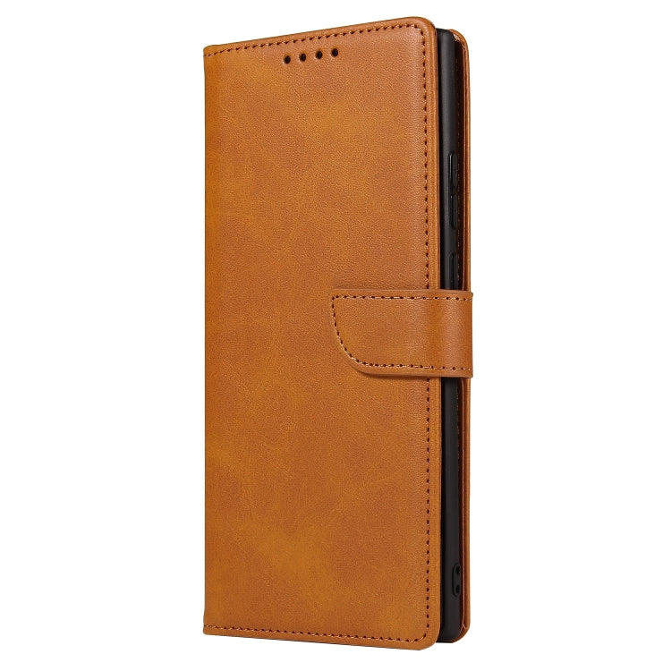 For Samsung Galaxy Note20 Calf Texture Buckle Horizontal Flip Leather Case with Holder & Card Slots & Wallet