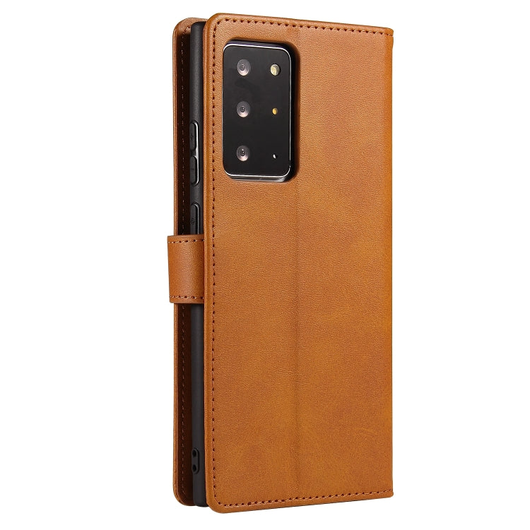 For Samsung Galaxy Note20 Calf Texture Buckle Horizontal Flip Leather Case with Holder & Card Slots & Wallet