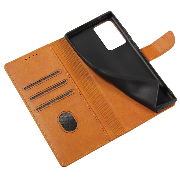 For Samsung Galaxy Note20 Calf Texture Buckle Horizontal Flip Leather Case with Holder & Card Slots & Wallet