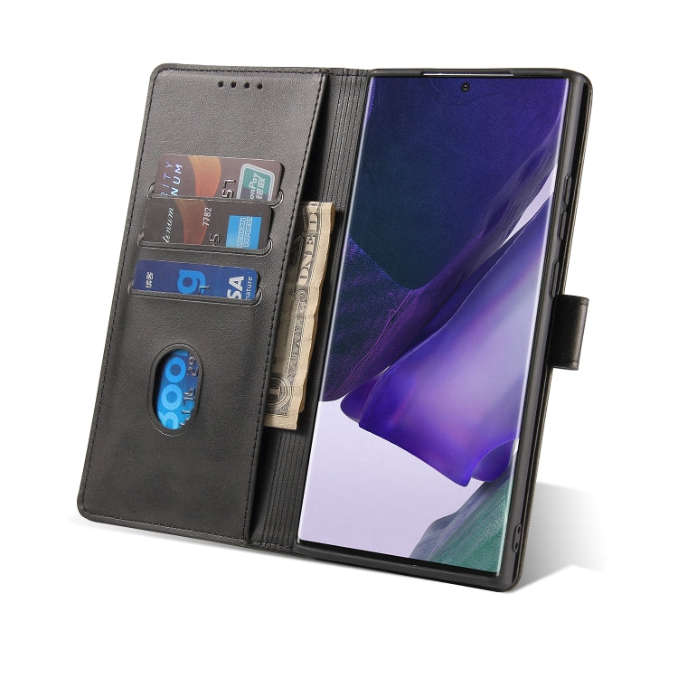 For Samsung Galaxy Note20 Calf Texture Buckle Horizontal Flip Leather Case with Holder & Card Slots & Wallet
