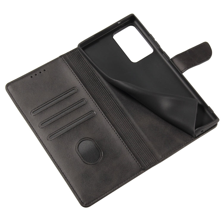 For Samsung Galaxy Note20 Calf Texture Buckle Horizontal Flip Leather Case with Holder & Card Slots & Wallet