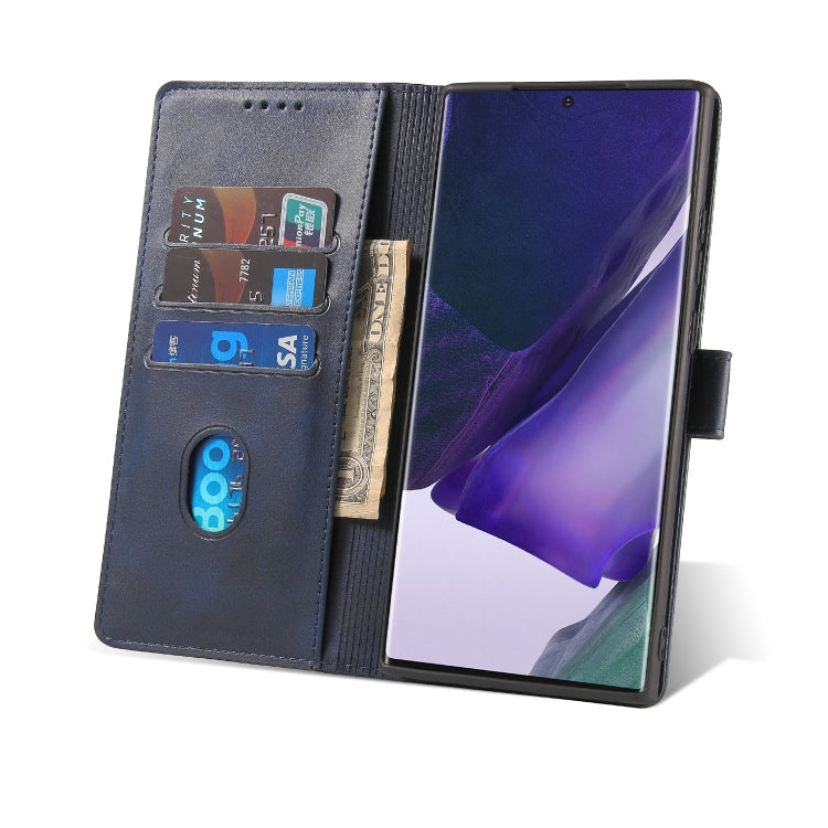 For Samsung Galaxy Note20 Calf Texture Buckle Horizontal Flip Leather Case with Holder & Card Slots & Wallet