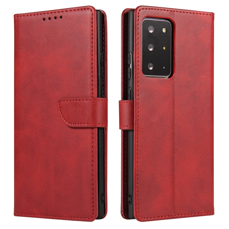 For Samsung Galaxy Note20 Calf Texture Buckle Horizontal Flip Leather Case with Holder & Card Slots & Wallet