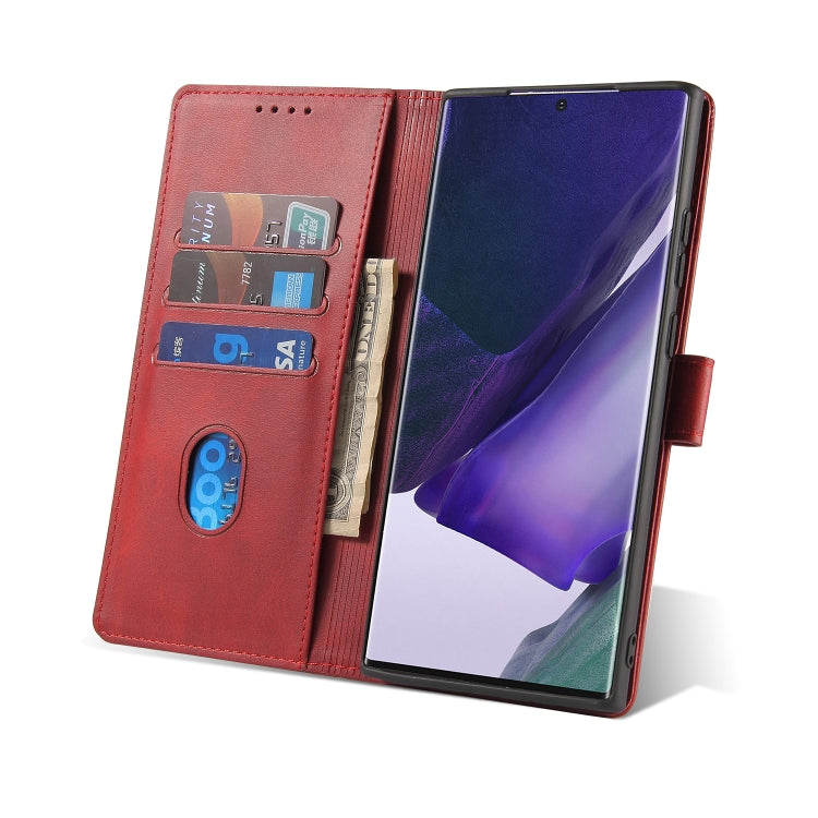For Samsung Galaxy Note20 Calf Texture Buckle Horizontal Flip Leather Case with Holder & Card Slots & Wallet