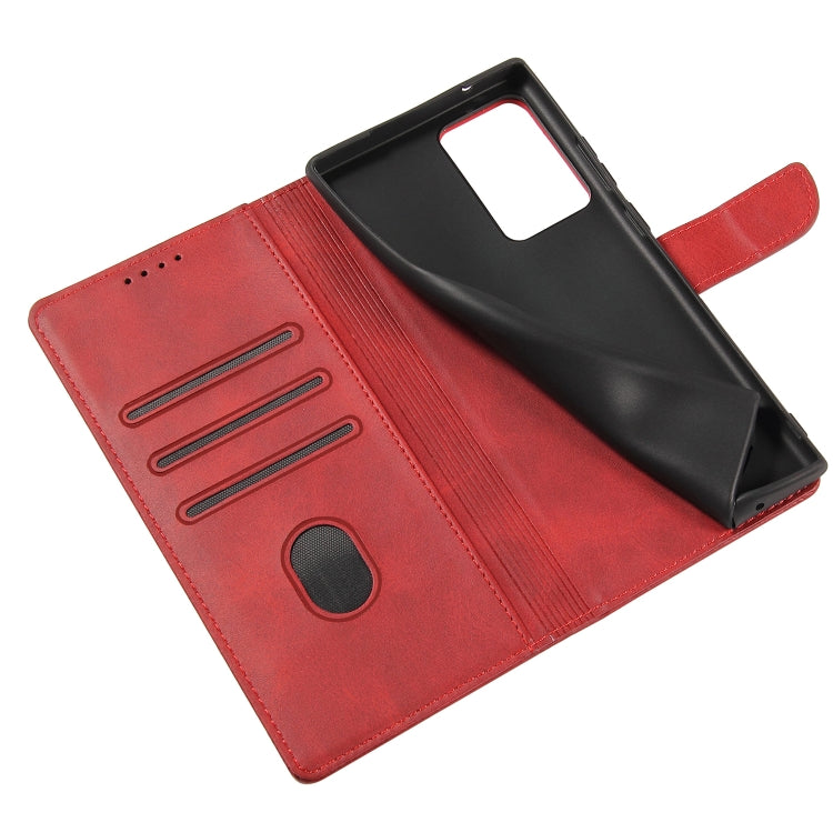 For Samsung Galaxy Note20 Calf Texture Buckle Horizontal Flip Leather Case with Holder & Card Slots & Wallet