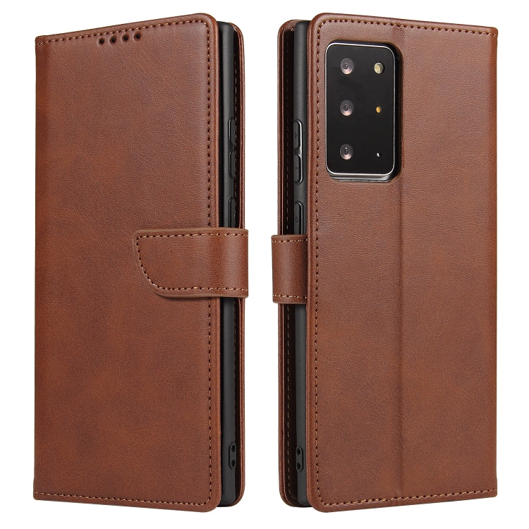 For Samsung Galaxy Note20 Calf Texture Buckle Horizontal Flip Leather Case with Holder & Card Slots & Wallet
