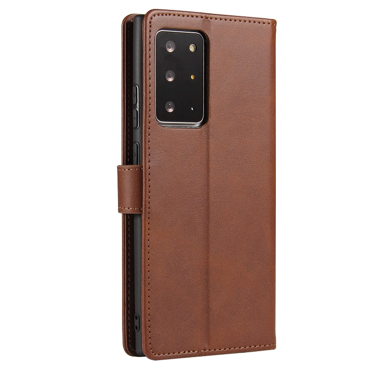 For Samsung Galaxy Note20 Calf Texture Buckle Horizontal Flip Leather Case with Holder & Card Slots & Wallet