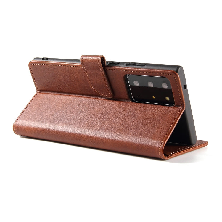 For Samsung Galaxy Note20 Calf Texture Buckle Horizontal Flip Leather Case with Holder & Card Slots & Wallet