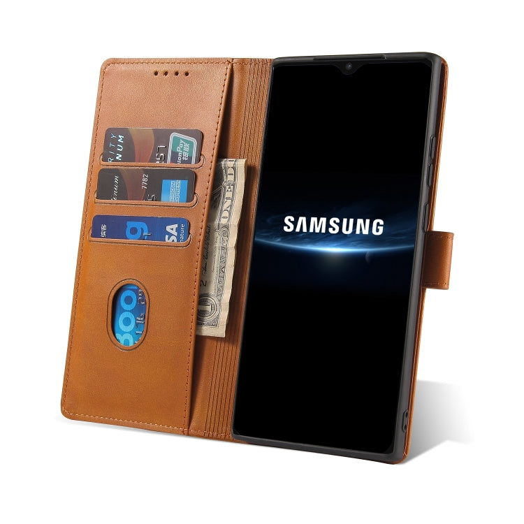 For Samsung Galaxy A22 4G Calf Texture Buckle Horizontal Flip Leather Case with Holder & Card Slots & Wallet