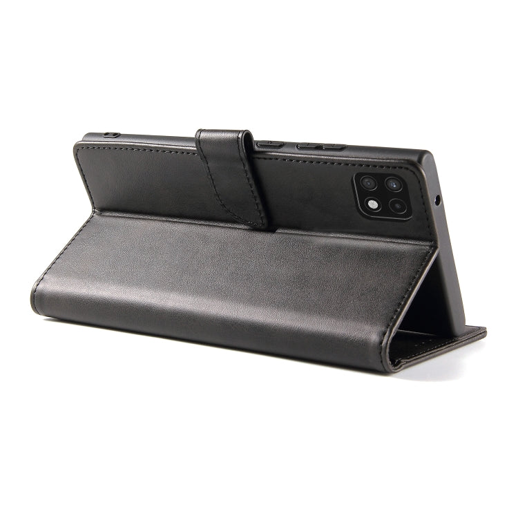 For Samsung Galaxy A22 4G Calf Texture Buckle Horizontal Flip Leather Case with Holder & Card Slots & Wallet