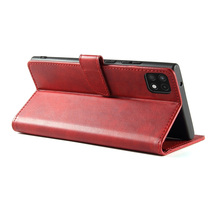 For Samsung Galaxy A22 4G Calf Texture Buckle Horizontal Flip Leather Case with Holder & Card Slots & Wallet