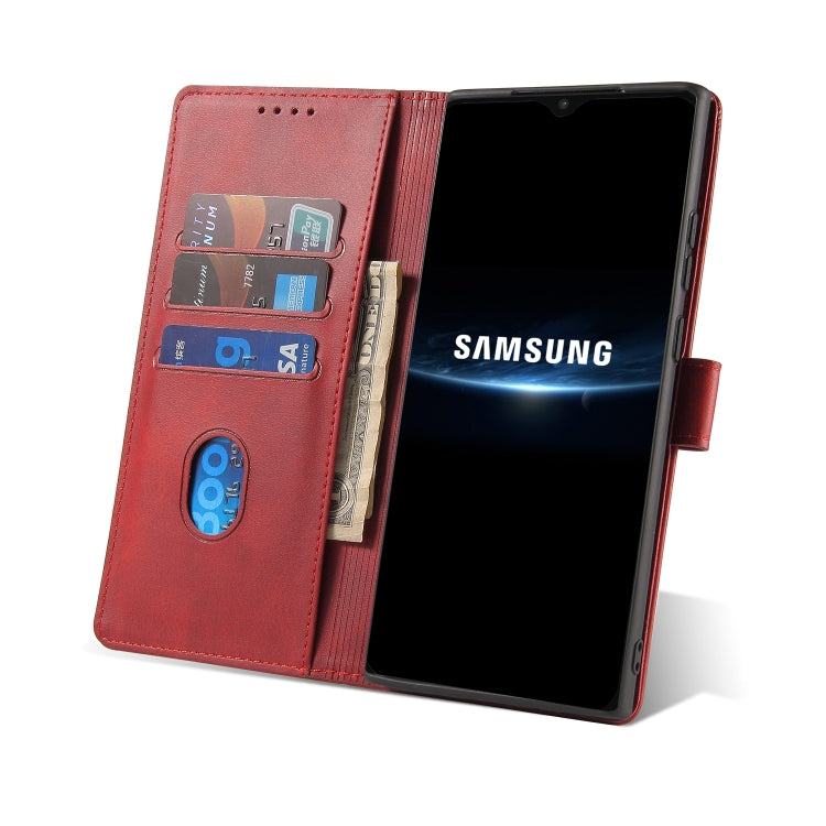 For Samsung Galaxy A22 4G Calf Texture Buckle Horizontal Flip Leather Case with Holder & Card Slots & Wallet