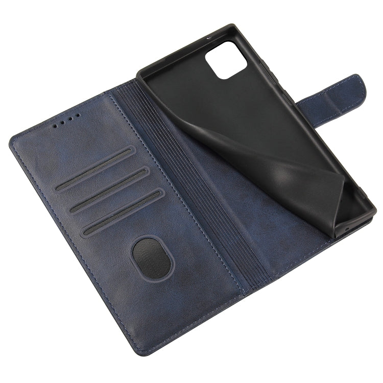 For Samsung Galaxy A22 5G Calf Texture Buckle Horizontal Flip Leather Case with Holder & Card Slots & Wallet