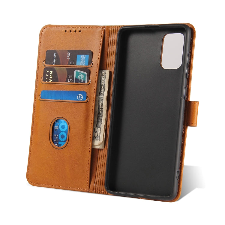 For Samsung Galaxy A71 Calf Texture Buckle Horizontal Flip Leather Case with Holder & Card Slots & Wallet