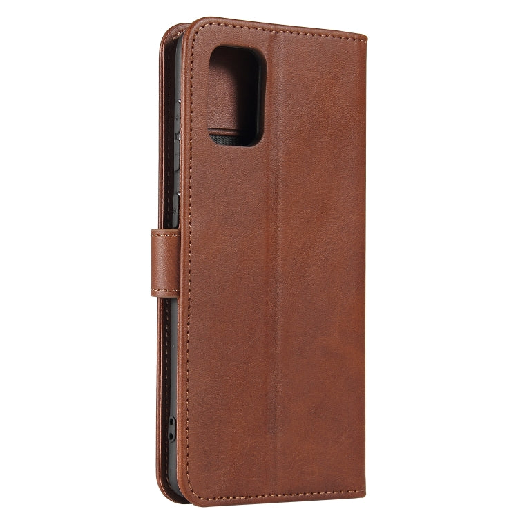 For Samsung Galaxy A71 Calf Texture Buckle Horizontal Flip Leather Case with Holder & Card Slots & Wallet