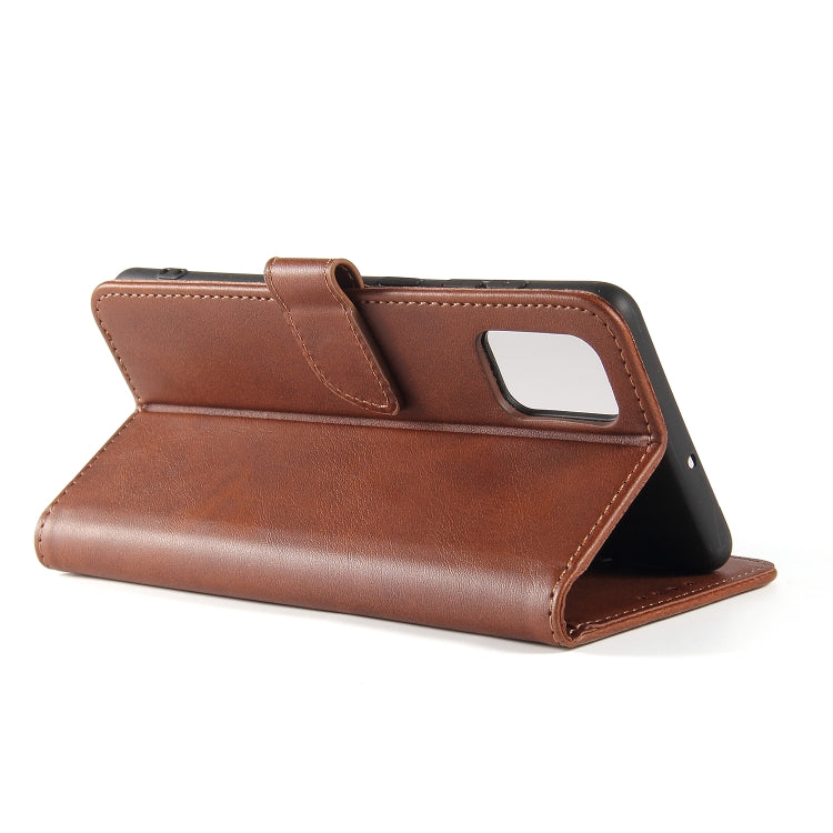 For Samsung Galaxy A71 Calf Texture Buckle Horizontal Flip Leather Case with Holder & Card Slots & Wallet