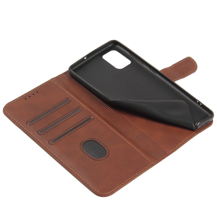 For Samsung Galaxy A71 Calf Texture Buckle Horizontal Flip Leather Case with Holder & Card Slots & Wallet