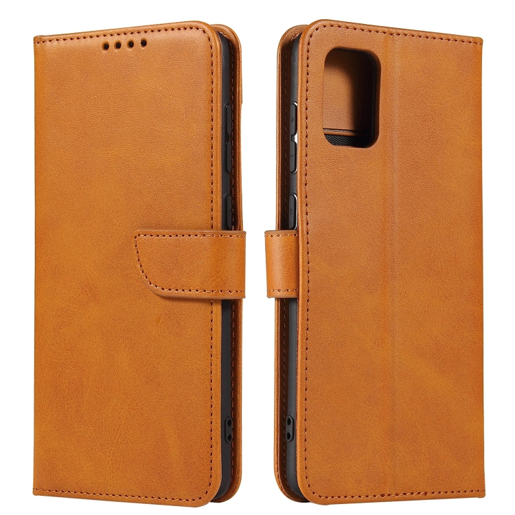 For Samsung Galaxy A71 5G Calf Texture Buckle Horizontal Flip Leather Case with Holder & Card Slots & Wallet