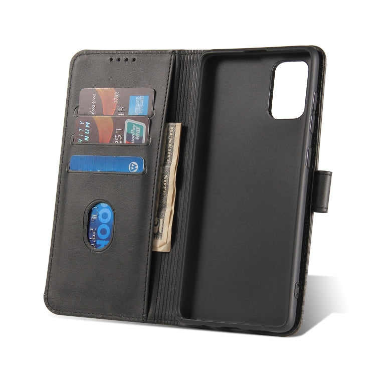 For Samsung Galaxy A71 5G Calf Texture Buckle Horizontal Flip Leather Case with Holder & Card Slots & Wallet