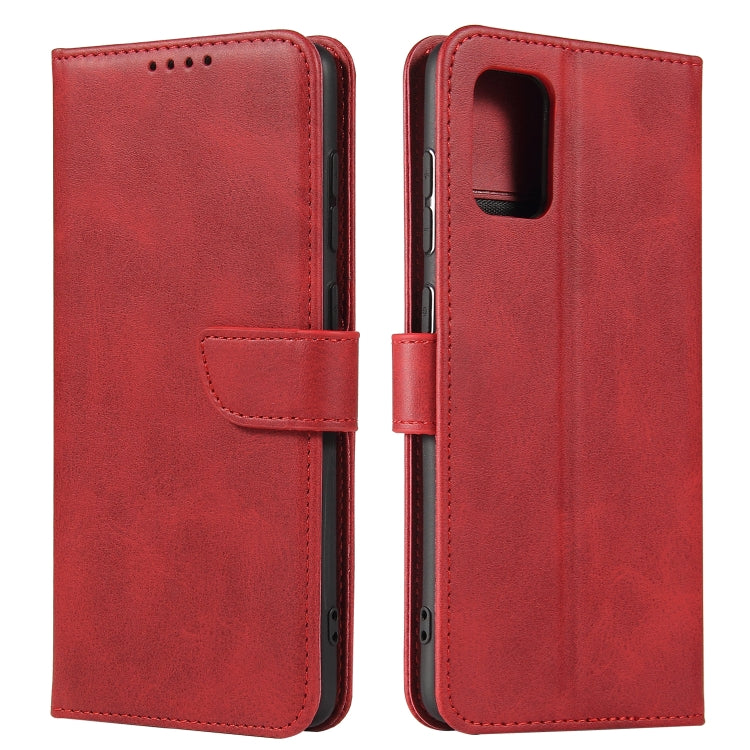 For Samsung Galaxy A71 5G Calf Texture Buckle Horizontal Flip Leather Case with Holder & Card Slots & Wallet