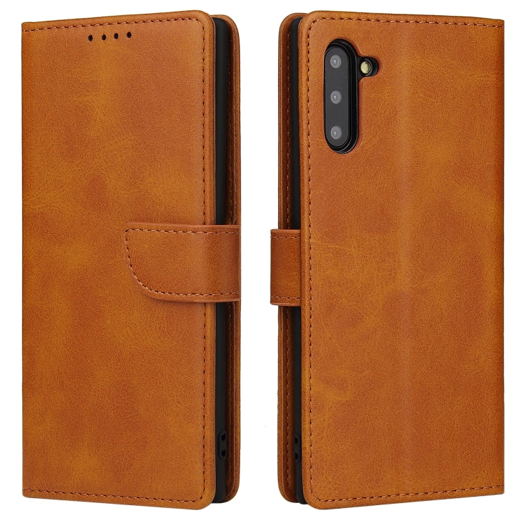For Samsung Galaxy Note10 Calf Texture Buckle Horizontal Flip Leather Case with Holder & Card Slots & Wallet