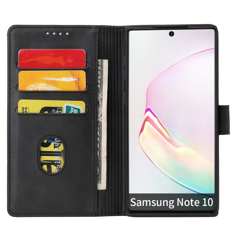 For Samsung Galaxy Note10 Calf Texture Buckle Horizontal Flip Leather Case with Holder & Card Slots & Wallet