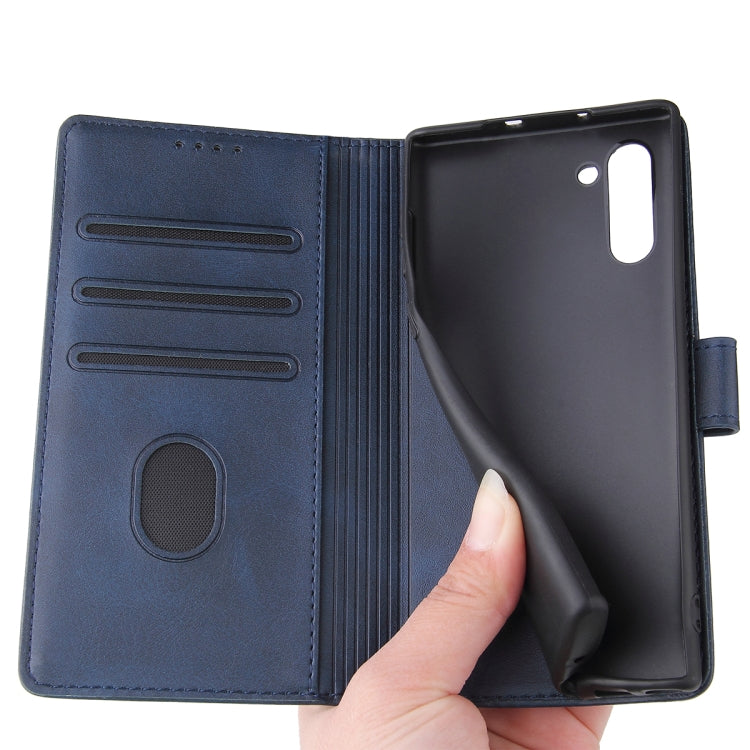 For Samsung Galaxy Note10 Calf Texture Buckle Horizontal Flip Leather Case with Holder & Card Slots & Wallet