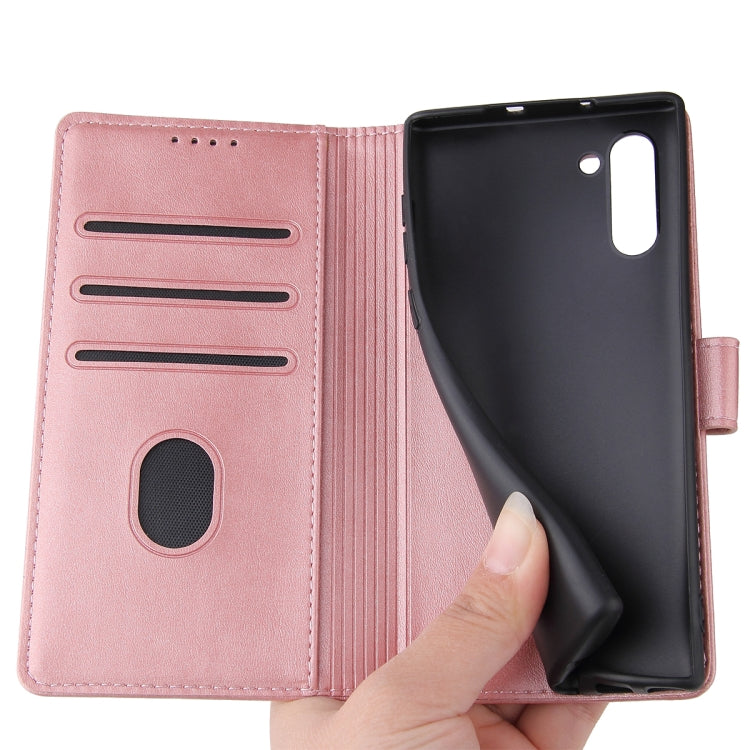For Samsung Galaxy Note10 Calf Texture Buckle Horizontal Flip Leather Case with Holder & Card Slots & Wallet